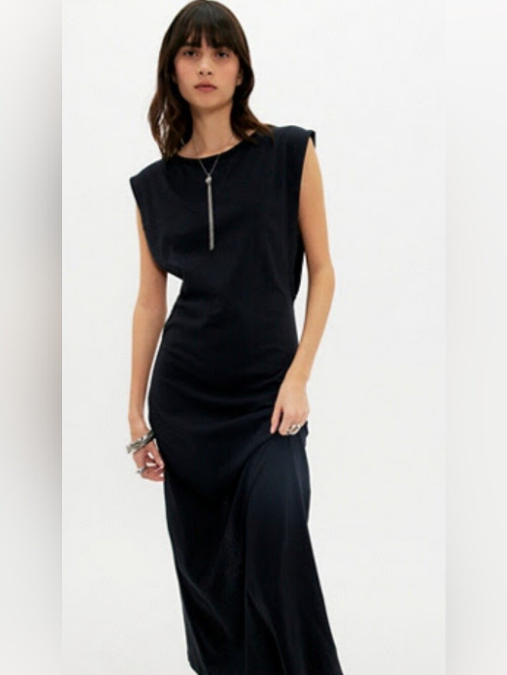 FREE PEOPLE Drift Street Cotton Jersey Maxi Dress, XS, NWT